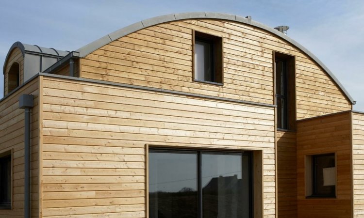 Construction de maison en ossature bois avec bardage - Romans-sur-Isère - RÊV' DE TOIT